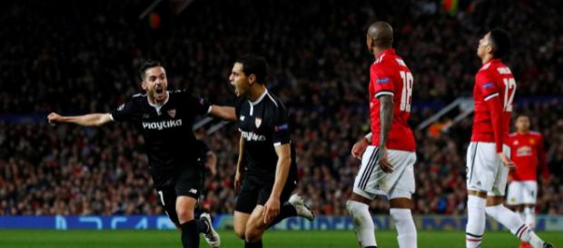 El cambio de Ben Yedder fue clave en la vuelta vs el United. trome.com. El cambio de Ben Yedder fue clave en la vuelta vs el United. trome.com.
