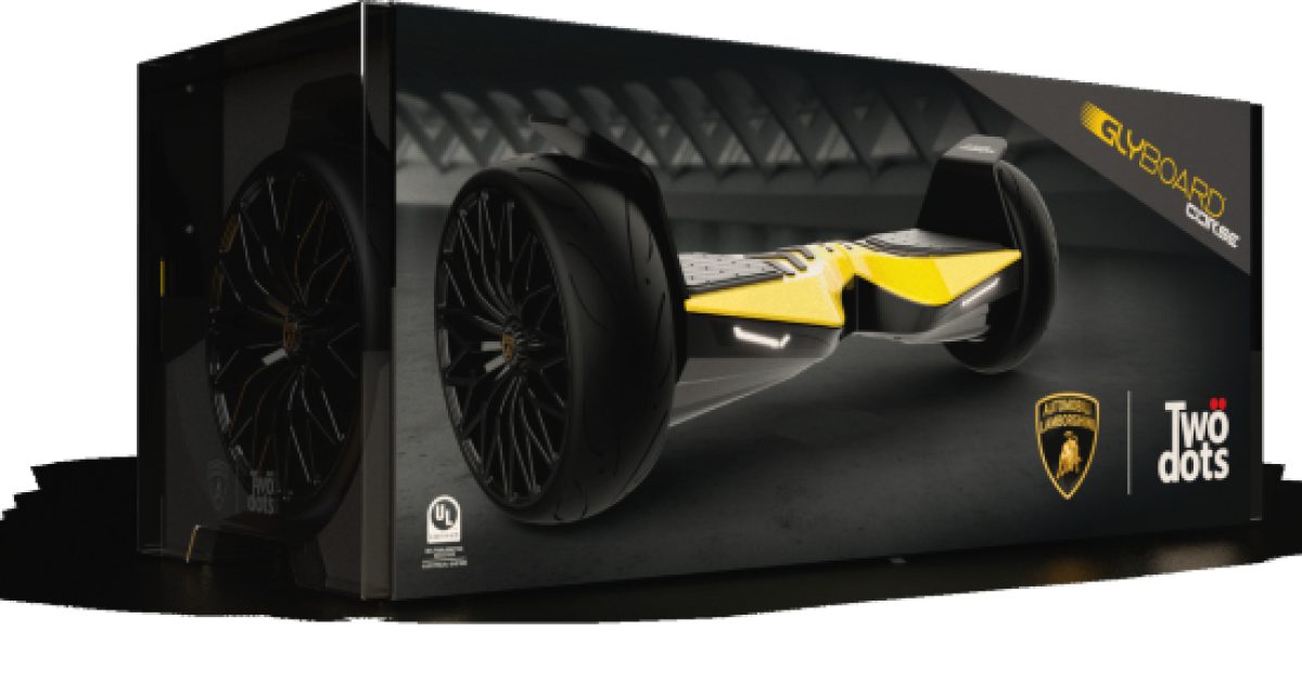 Glyboard Corse il primo hoverboard targato Lamborghini