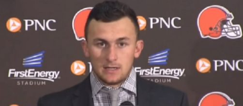Johnny Manziel played two seasons with the Browns (Image Credit: Cleveland.com/YouTube)
