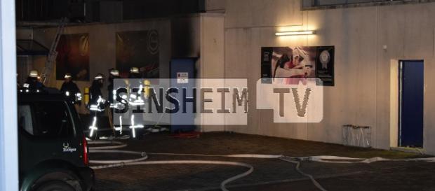Die Feuerwehr war mit einem Großaufgebot vor Ort. Foto: SinsheimTV/Buchner Die Feuerwehr war mit einem Großaufgebot vor Ort. Foto: SinsheimTV/Buchner