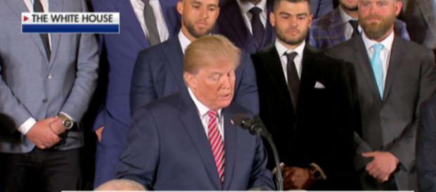 Donald Trump meets Houston Astros, via Twitter Donald Trump meets Houston Astros, via Twitter