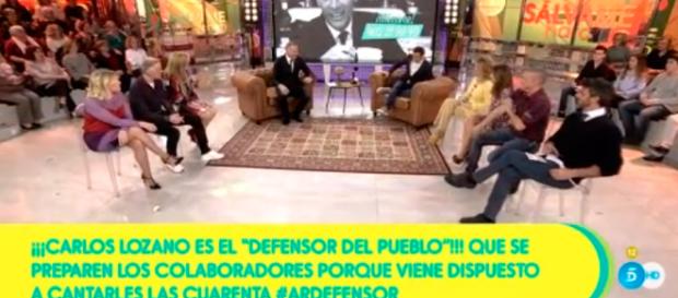 La desaparición de Carlos Lozano en Sálvame La desaparición de Carlos Lozano en Sálvame