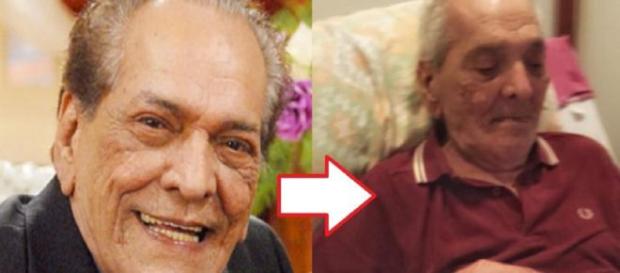 Lúcio Mauro Filho mostra encontro de seu pai, Lúcio Mauro, com a neta Lúcio Mauro Filho mostra encontro de seu pai, Lúcio Mauro, com a neta