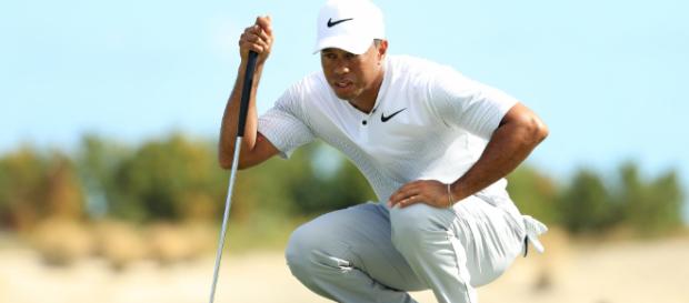 El jugador de golf Tiger Woods El jugador de golf Tiger Woods