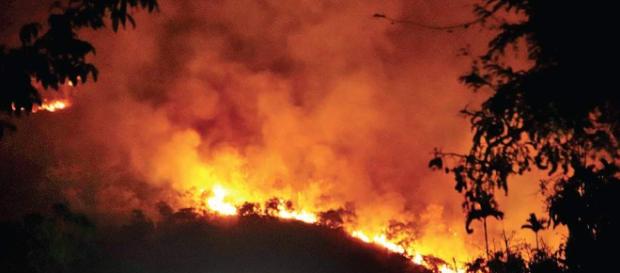Ten trekkers killed, 27 rescued after huge forest fire : (Image Credit: NDTV/Youtube screencap) Ten trekkers killed, 27 rescued after huge forest fire : (Image Credit: NDTV/Youtube screencap)