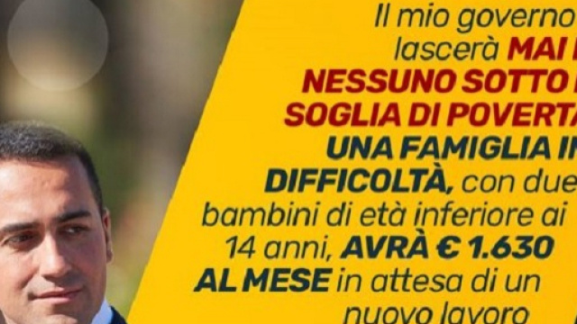 Ecco come sarà finanziato il reddito di cittadinanza
