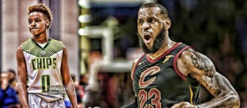 LeBron James wants to play with his son - (Image: YouTube/Cavs)