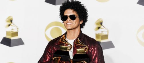 Bruno Mars at 2018 Grammy Awards.(Image via Event registry)