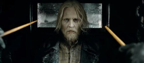 Johnny Depp caracterizado como Gellert Grindelwald en 'Animales Fantásticos: Los crímenes de Grindelwald'