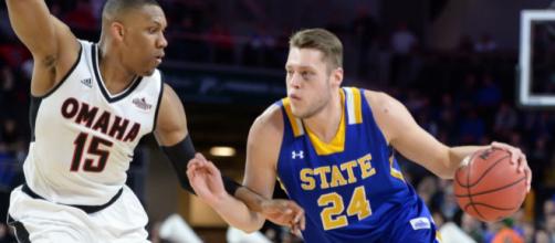 SDSU's Mike Daum could be the best kept secret in college basketball [Image via USA Today/YouTube]