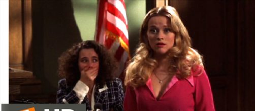 Elle Woods during the infamous 'Legally Blonde' court room scene. - [Image: MovieClips / YouTube screencap]