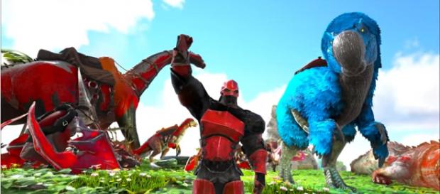 A screenshot from 'ARK' (Extinction Core) - (Image Credit: KingDaddyDMAC/YouTube) A screenshot from 'ARK' (Extinction Core) - (Image Credit: KingDaddyDMAC/YouTube)