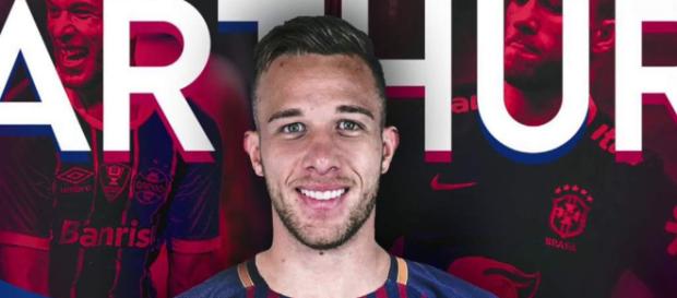 Arthur, el nuevo futbolista que reforzará la medular del Barcelona Arthur, el nuevo futbolista que reforzará la medular del Barcelona