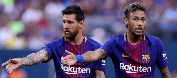 Leo Messi e Neymar continuam muito amigos Leo Messi e Neymar continuam muito amigos