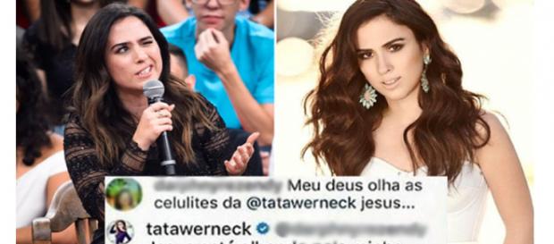Tatá foi bastante direta na resposta ( Reprodução - Instagram ) Tatá foi bastante direta na resposta ( Reprodução - Instagram )