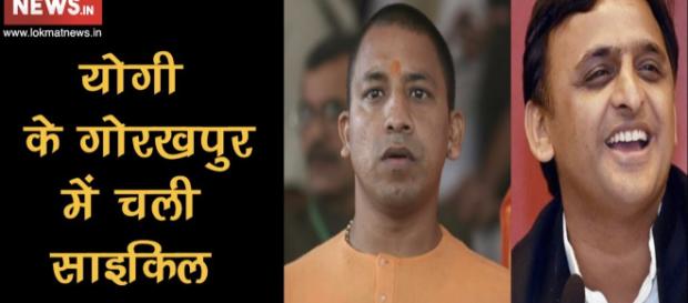The loser and the winner. Picture- (Image credit Lokmat news/Youtube screenshot) The loser and the winner. Picture- (Image credit Lokmat news/Youtube screenshot)