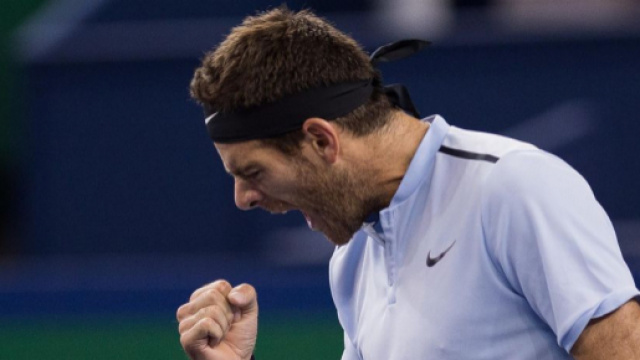 Juan Martin Del Potro sans souci face à Julien Benneteau (6-4, 6-4 ... - eurosport.fr