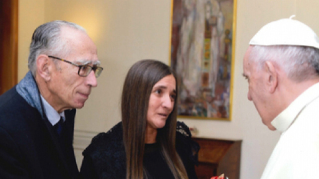 Mario Pianesi in visita al Santo Padre