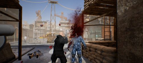 Bloody gun battles in 'POSTWORLD' [Credit: Twitter/Postworldgame]