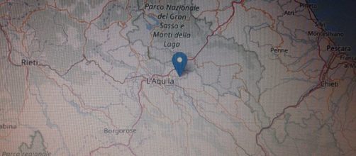 L'epicentro della scossa di terremoto è stato localizzato a 6 chilometri da L'Aquila