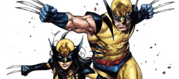 Cazando a los cuatro Wolverines corriendo a través de Marvel Comics Cazando a los cuatro Wolverines corriendo a través de Marvel Comics