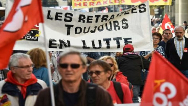 Pouvoir d'achat : les retraités français manifestent !