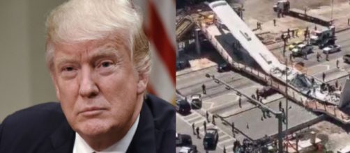 Donald Trump, Florida bridge collapse, via Twitter