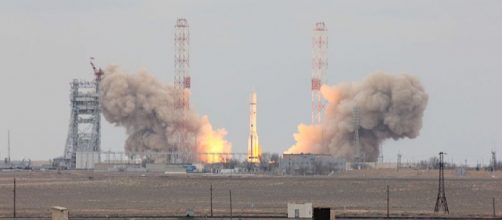 Launch of ExoMars 2016 from the Baikonur Cosmodrome (Image credit – Dedead, Wikimedia Commons)