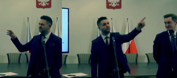 Patryk Jaki oraz Sebastian Kaleta. Patryk Jaki oraz Sebastian Kaleta.