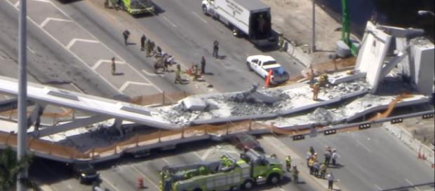 Picture of teh collapsed bridge. Photo- (Image credit ABC news-Youtube) Picture of teh collapsed bridge. Photo- (Image credit ABC news-Youtube)