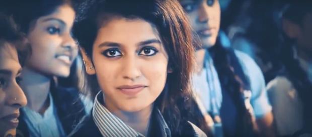 Priya Prakash Varrier — (Image via Zoom TV/ Youtube) Priya Prakash Varrier — (Image via Zoom TV/ Youtube)