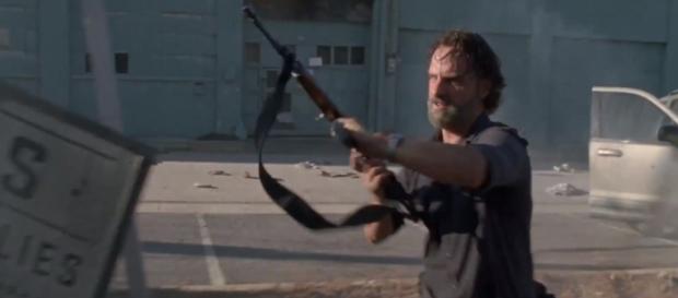 Rick em cena do próximo episódio de The Walking Dead Rick em cena do próximo episódio de The Walking Dead