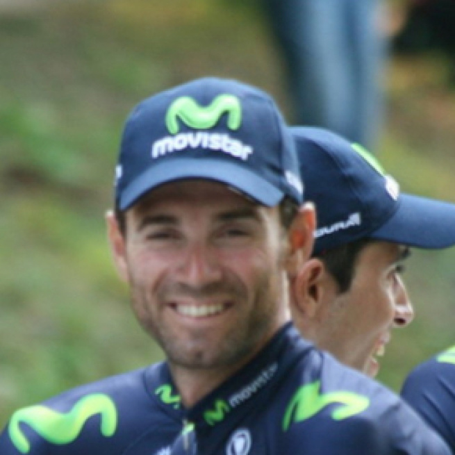 Alejandro Valverde, uno dei campioni impegnati alla Volta Catalunya
