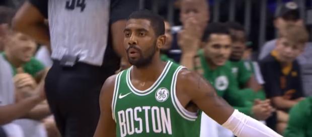 Kyrie Irving is one of the players currently on the sideline for the Boston Celtics -- NBA via YouTube Kyrie Irving is one of the players currently on the sideline for the Boston Celtics -- NBA via YouTube