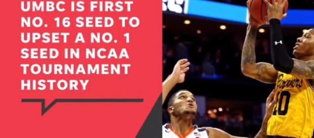 UMBC upset in NCAA tournament - Iage credit Sports Pulse| USA TODAY | YouTube UMBC upset in NCAA tournament - Iage credit Sports Pulse| USA TODAY | YouTube