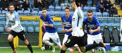 La rete di Icardi contro la Sampdoria su rigore