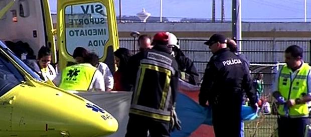 Vítima mais grave foi helitransportada para unidade de queimados de Coimbra Vítima mais grave foi helitransportada para unidade de queimados de Coimbra
