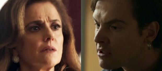 Gael descobre que Sophia matou Mariano e a denuncia para a polícia (Foto: TV Globo) Gael descobre que Sophia matou Mariano e a denuncia para a polícia (Foto: TV Globo)