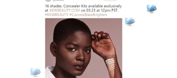 Kim Kardashian concealers epic fail advert mocked on Twtter - Image - KKW BEAUTY | Twitter Kim Kardashian concealers epic fail advert mocked on Twtter - Image - KKW BEAUTY | Twitter