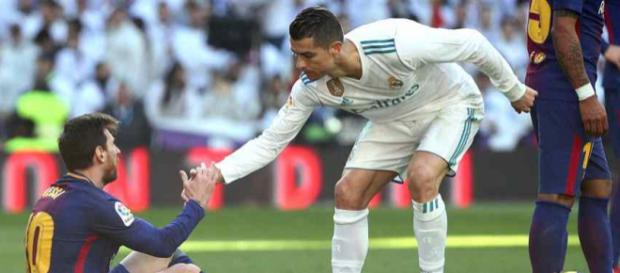 Leo Messi e seu maior rival, Cristiano Ronaldo Leo Messi e seu maior rival, Cristiano Ronaldo