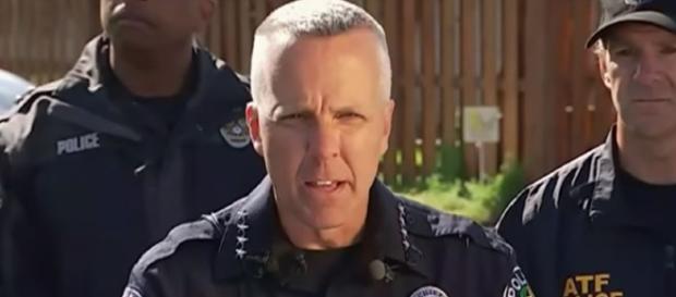 Police call on serial bomber/s in Austin Texas to reach out to them and explain their "Message" - Image credit - Associated press | YouTube Police call on serial bomber/s in Austin Texas to reach out to them and explain their "Message" - Image credit - Associated press | YouTube