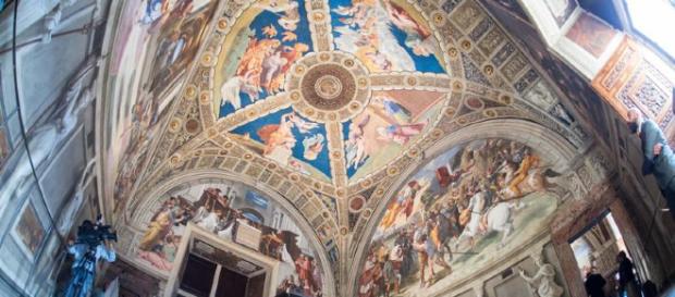 Una splendida immagine dei Musei Vaticani Una splendida immagine dei Musei Vaticani