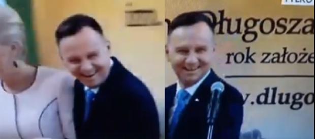 Andrzej Duda zażartował z upodobań Brigitte Macron (twitter.com). Andrzej Duda zażartował z upodobań Brigitte Macron (twitter.com).