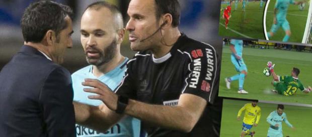 El Barcelona está indignado con Mateu Lahoz El Barcelona está indignado con Mateu Lahoz