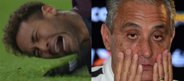 Lesão de Neymar preocupa Tite. Atacante corre o risco de ficar fora da Copa do Mundo Lesão de Neymar preocupa Tite. Atacante corre o risco de ficar fora da Copa do Mundo