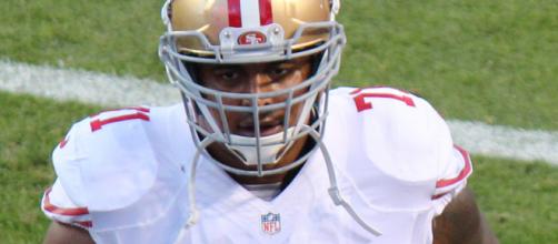 Jonathan Martin, here with the 49ers, has been charged with criminal threats. - [Courtesy Wikimedia Commons, Photographer: Jeffrey Beall]