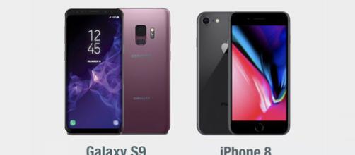 Samsung Galaxy S9 vs Apple iPhone 8