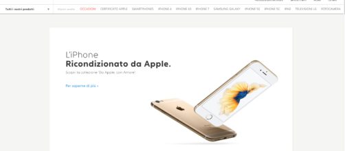 Un iPhone ricondizionato da Apple sul sito di Back Market