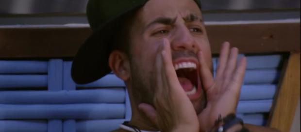 Kaysar berra no ''BBB18'' e assusta os colegas Kaysar berra no ''BBB18'' e assusta os colegas