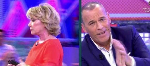 Mila, Belén y Gustavo arremeten contra Carlos Lozano Mila, Belén y Gustavo arremeten contra Carlos Lozano